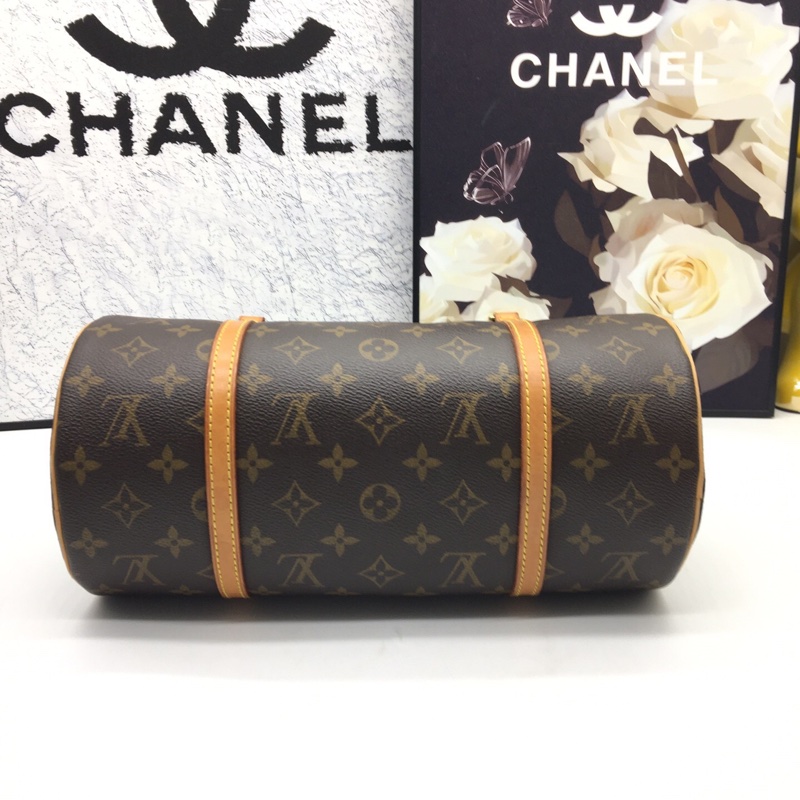 Lv路易威登老花中古巴比龍手提單肩包，附件：塵袋 尺寸30*14*14-6