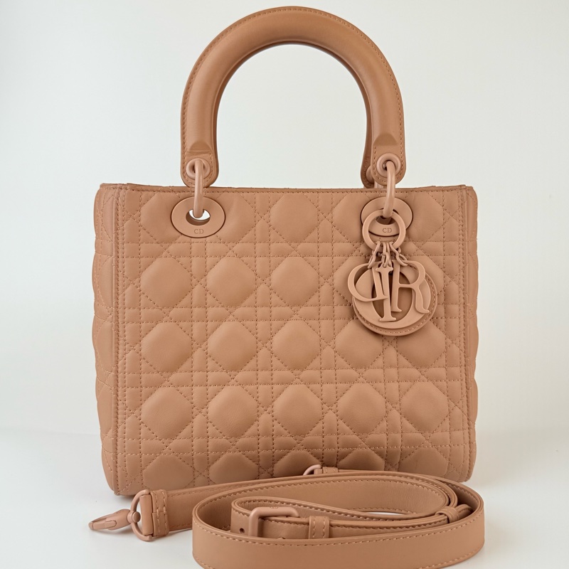 #黛妃包 5格黛妃 啞光色系 Lady Dior 迪奧-1