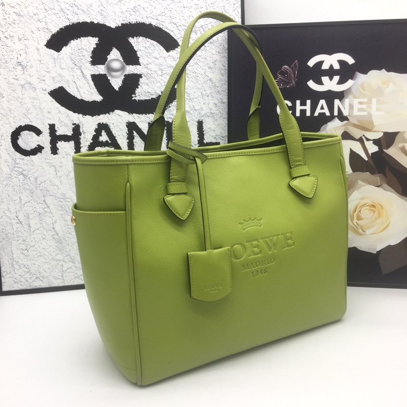 Loewe羅意威牛油果綠托特包，尺寸：29*13*24無配件-1