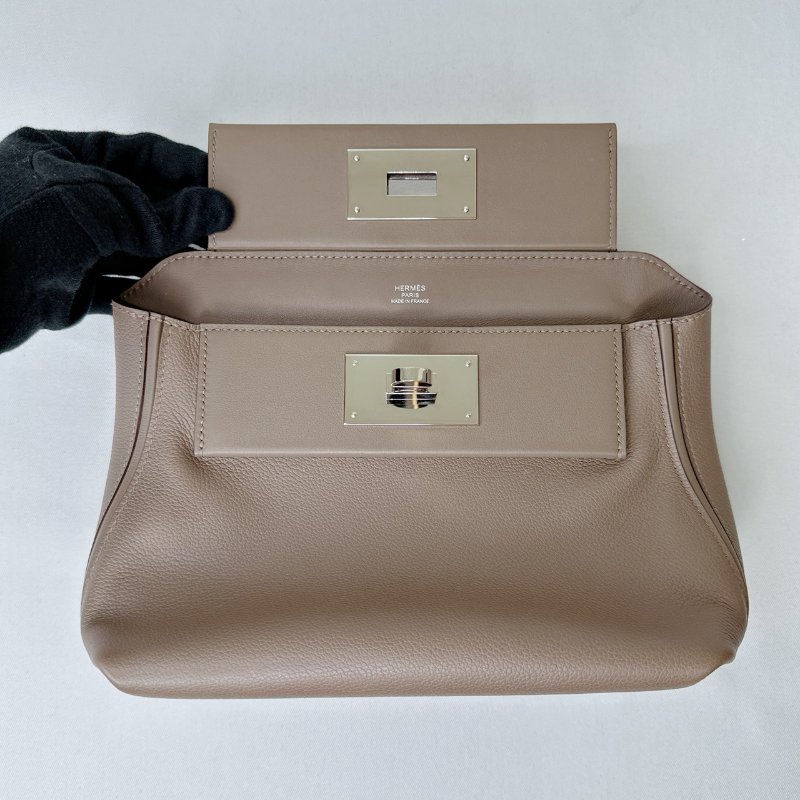 HERMES 大象灰銀扣2424 Mini-7