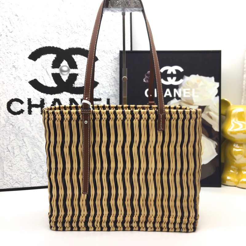 LOEWE羅意威草編菜籃子托特手提單肩包 無附件,尺寸:30*24*11-4