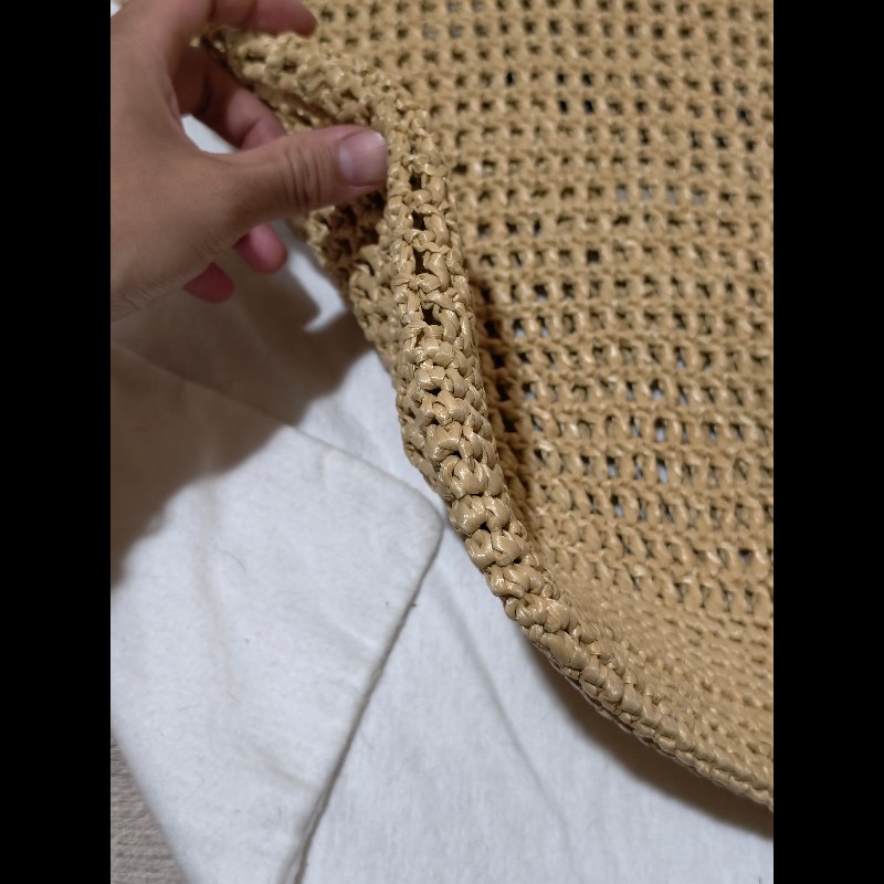 Prada 拉菲草 Raffia 編織托特包-3
