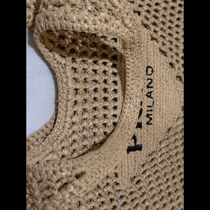 Prada 拉菲草 Raffia 編織托特包-6