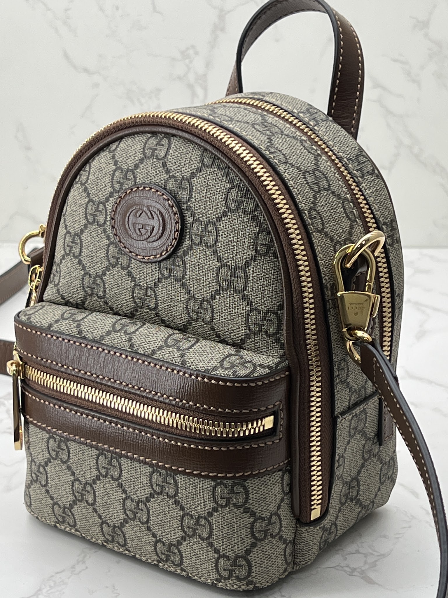 香緹國際精品 GUCCI 小書包 側背包 989-2