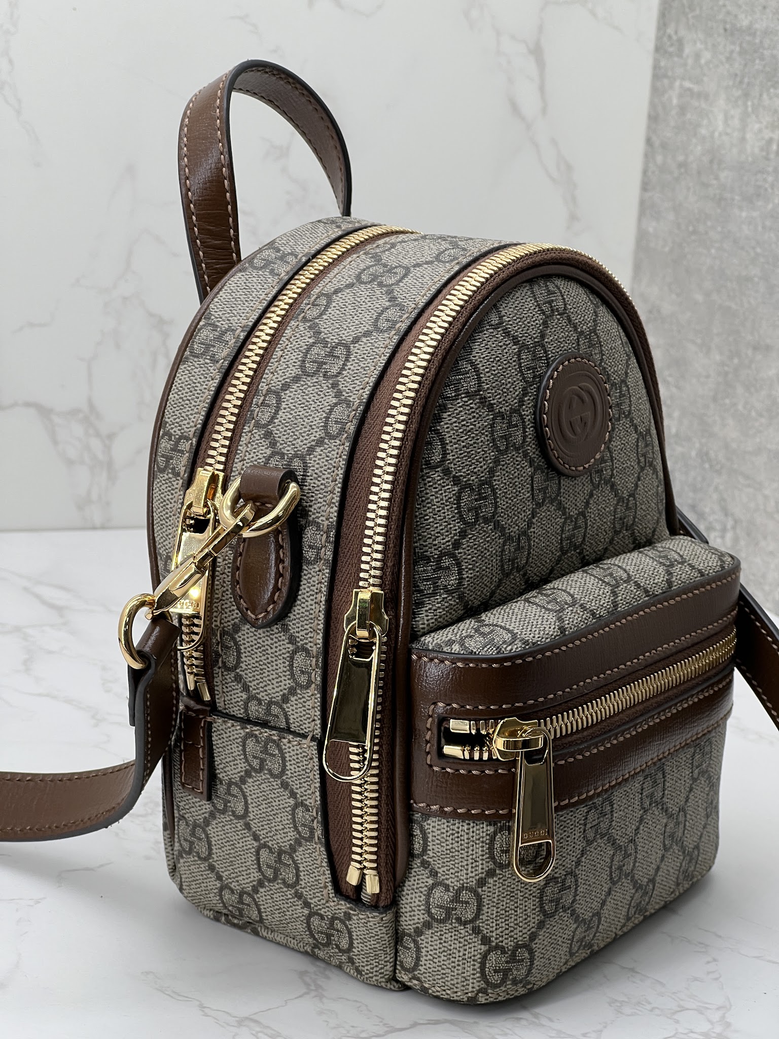 香緹國際精品 GUCCI 小書包 側背包 989-3