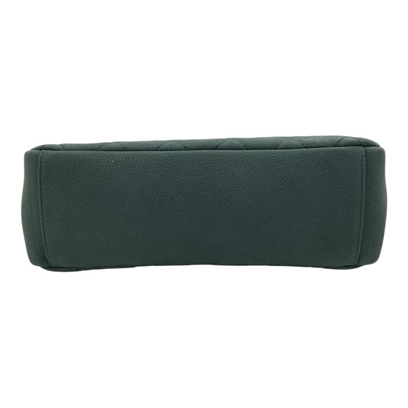 CHANEL 香奈兒 A67622 2013C Crown Flap CC Crown 系列  肩背包 荔枝牛皮 綠色 金釦-5