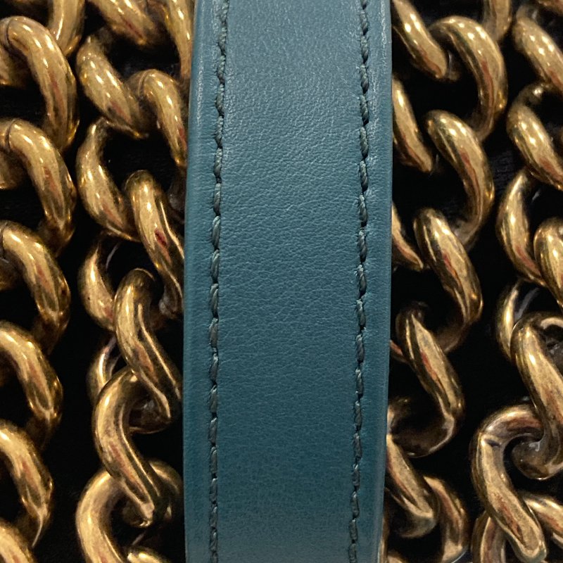 CHANEL 香奈兒 A67622 2013C Crown Flap CC Crown 系列  肩背包 荔枝牛皮 綠色 金釦-15
