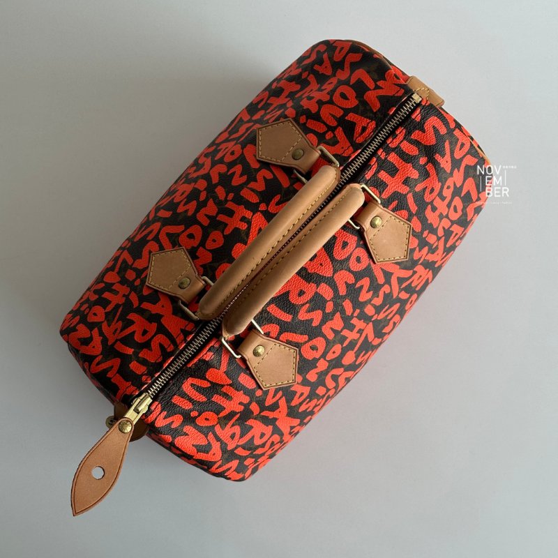 98新❤️ Louis Vuitton LV 路易威登 Speedy 30 塗鴉聯名款-2