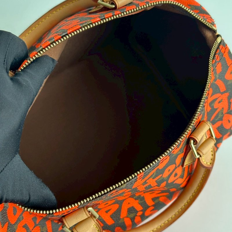 98新❤️ Louis Vuitton LV 路易威登 Speedy 30 塗鴉聯名款-11