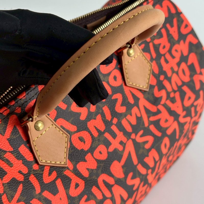 98新❤️ Louis Vuitton LV 路易威登 Speedy 30 塗鴉聯名款-14