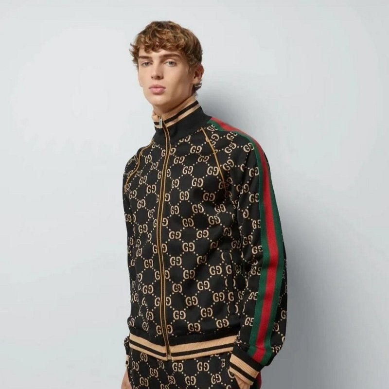 💎Han's house精品服飾💎GUCCI 滿版 外套 現貨XL 原價65300-7