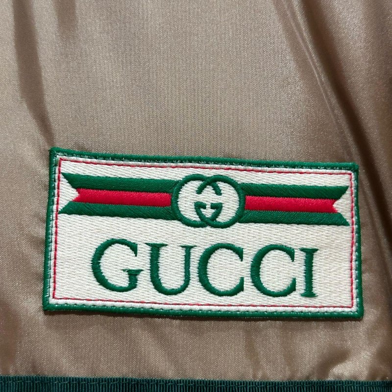 💎Han's house精品服飾💎GUCCI 綠紅線條 羽絨 外套 現貨46 原價 95000-8