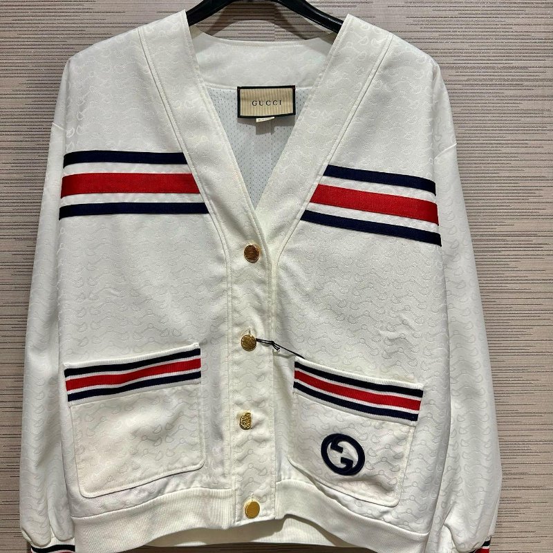 💎Han's house精品服飾💎 GUCCI 古馳 滿版 馬蹄 外套 現貨 M 原價70500-1