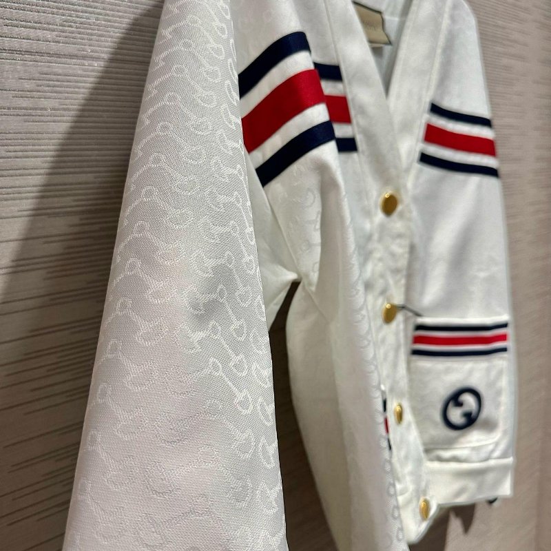 💎Han's house精品服飾💎 GUCCI 古馳 滿版 馬蹄 外套 現貨 M 原價70500-3