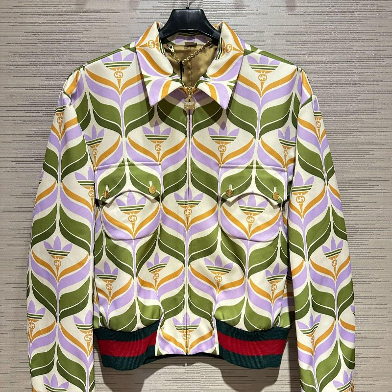 💎Han's house精品服飾💎GUCCI 古馳 聯名 愛迪達 adidas 外套 現貨46/48 原價120000-0