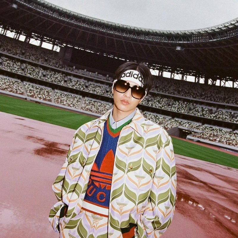💎Han's house精品服飾💎GUCCI 古馳 聯名 愛迪達 adidas 外套 現貨46/48 原價120000-9