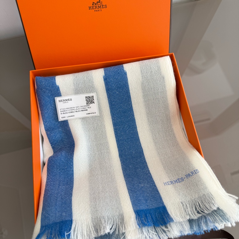 Hermes 👍🏻 Cashmere Scarf， 100%Real正貨，100%New-1