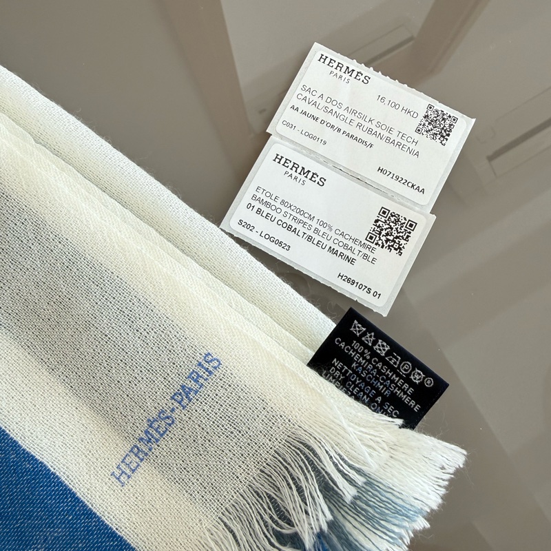 Hermes 👍🏻 Cashmere Scarf， 100%Real正貨，100%New-4