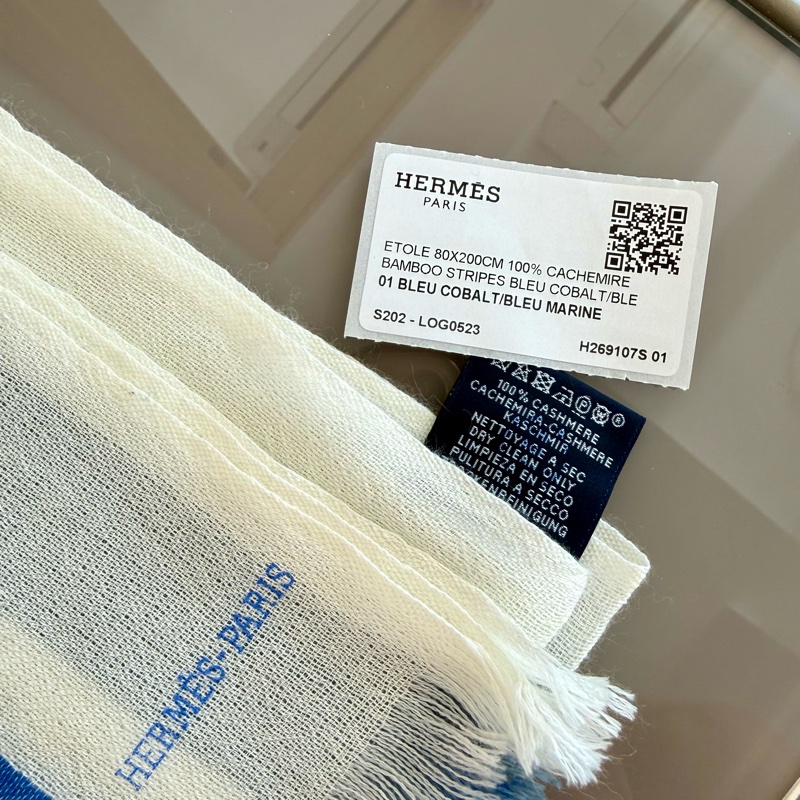 Hermes 👍🏻 Cashmere Scarf， 100%Real正貨，100%New-6