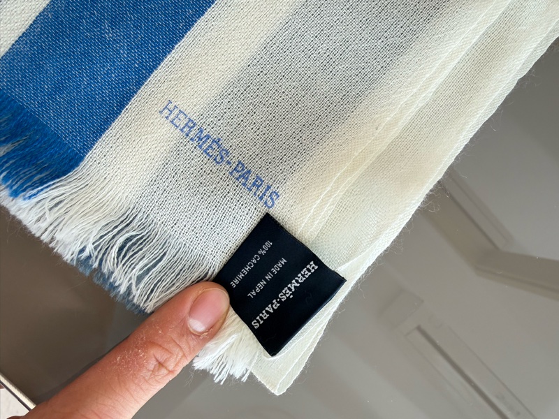 Hermes 👍🏻 Cashmere Scarf， 100%Real正貨，100%New-7