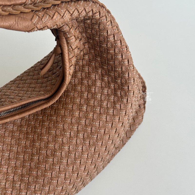 99新🆕 Bottega Veneta BV 奶茶色編織Hobo包-4