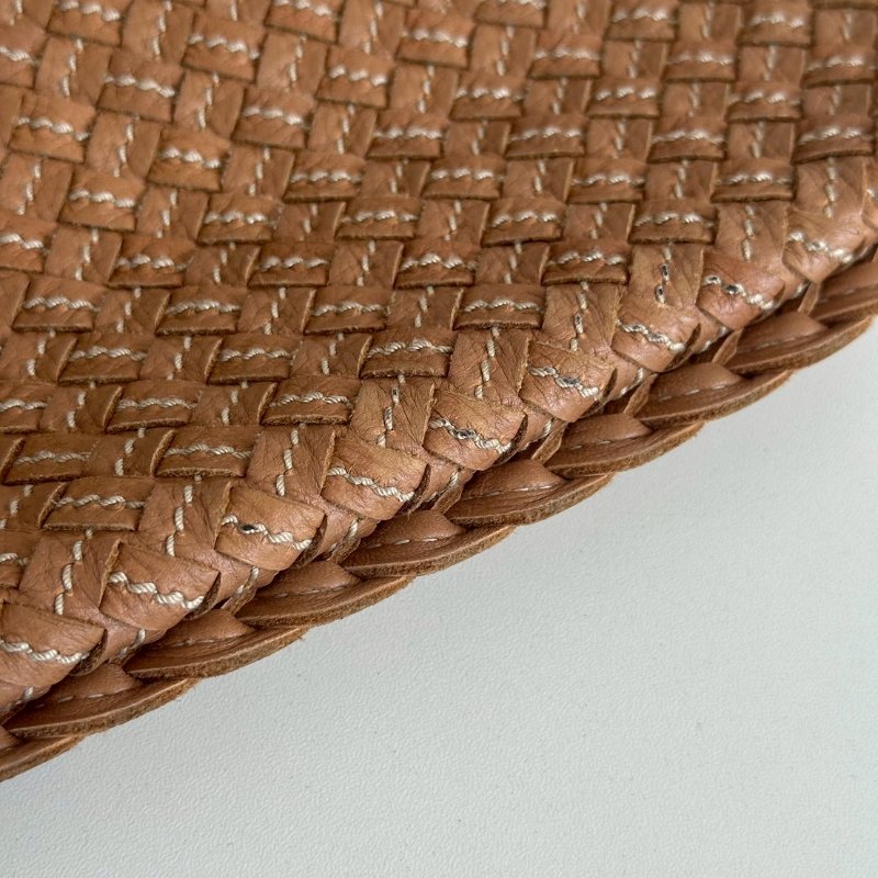 99新🆕 Bottega Veneta BV 奶茶色編織Hobo包-8