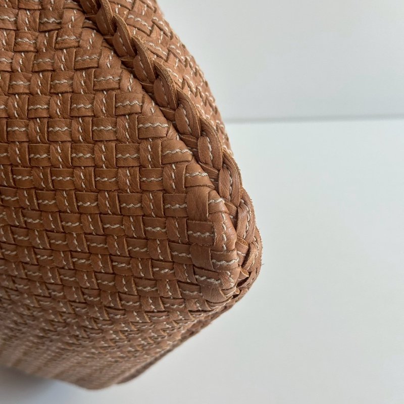 99新🆕 Bottega Veneta BV 奶茶色編織Hobo包-15