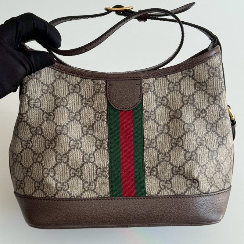 99新🆕 Gucci 古馳 Ophidia GG Hobo小號-9