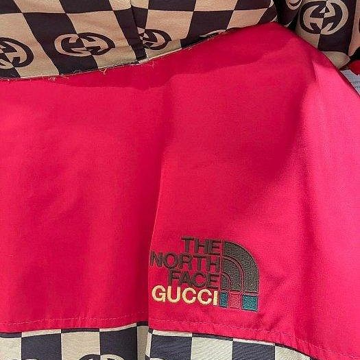 💎Han's house精品服飾💎GUCCI 聯名 The North Face 羽絨 連帽可拆 外套  現貨 L  原價 92800-2