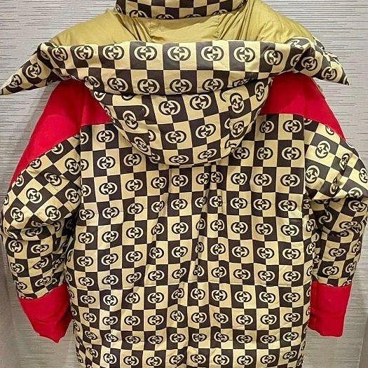 💎Han's house精品服飾💎GUCCI 聯名 The North Face 羽絨 連帽可拆 外套  現貨 L  原價 92800-4