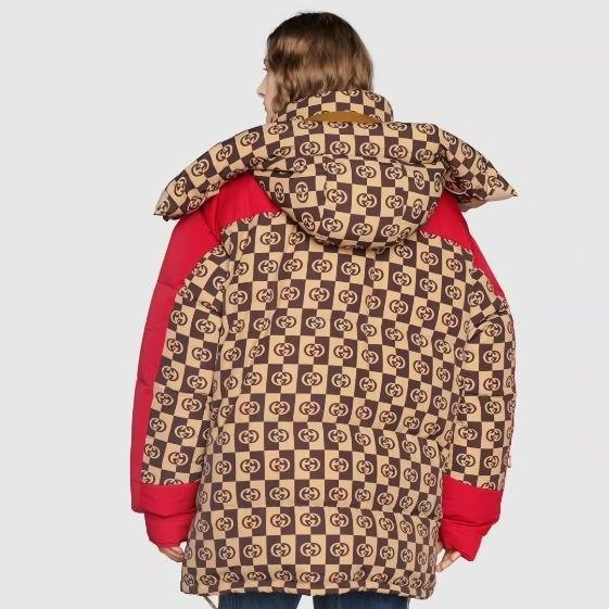 💎Han's house精品服飾💎GUCCI 聯名 The North Face 羽絨 連帽可拆 外套  現貨 L  原價 92800-8