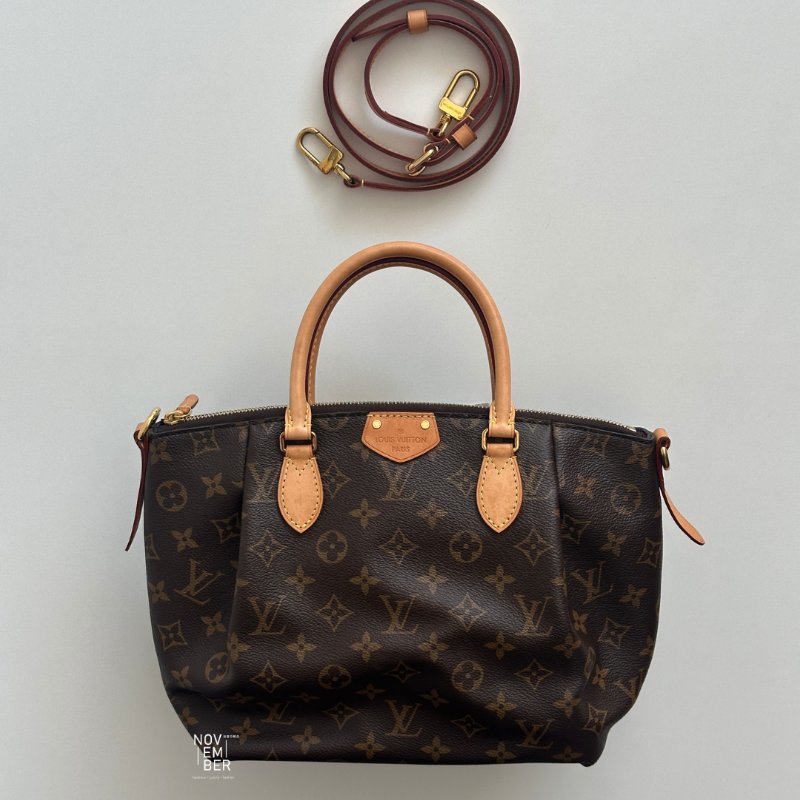 98新🤎 Louis Vuitton LV 路易威登 Turenne 老花水餃包 小號-1