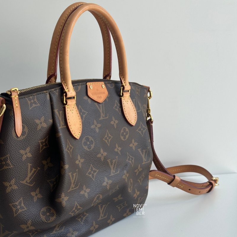 98新🤎 Louis Vuitton LV 路易威登 Turenne 老花水餃包 小號-3