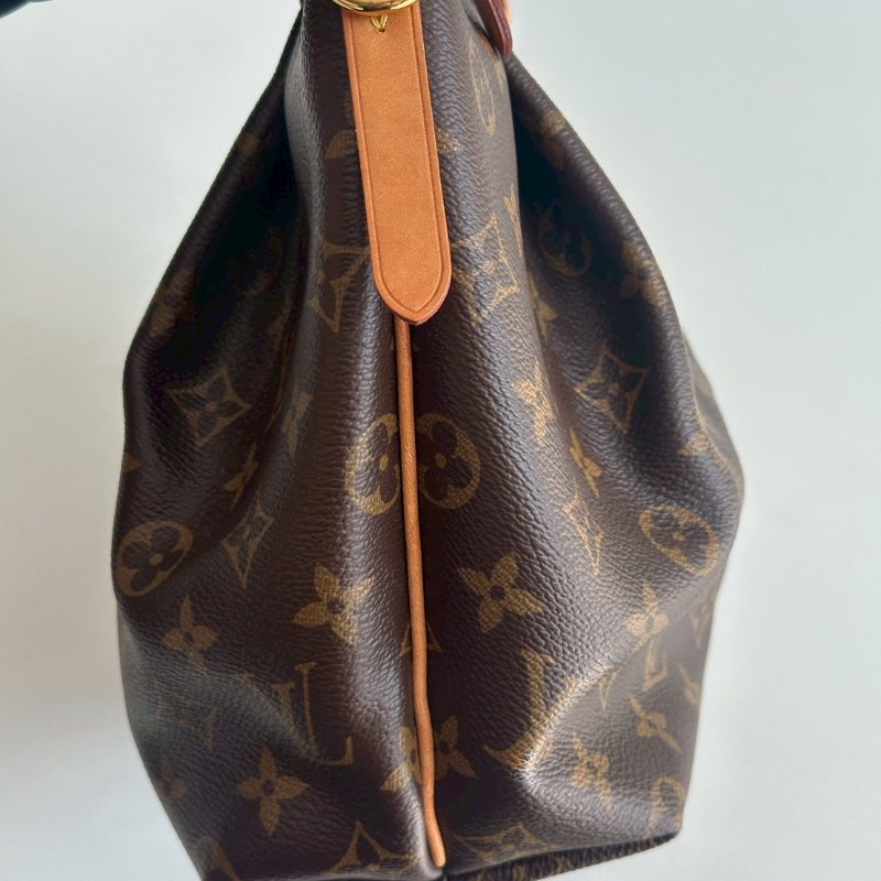 98新🤎 Louis Vuitton LV 路易威登 Turenne 老花水餃包 小號-12