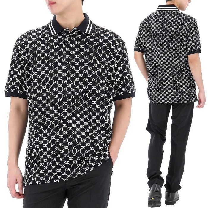 💎Han's house精品服飾💎GUCCI 古馳 POLO 衫 現貨 M / XXXL 原價39700-1