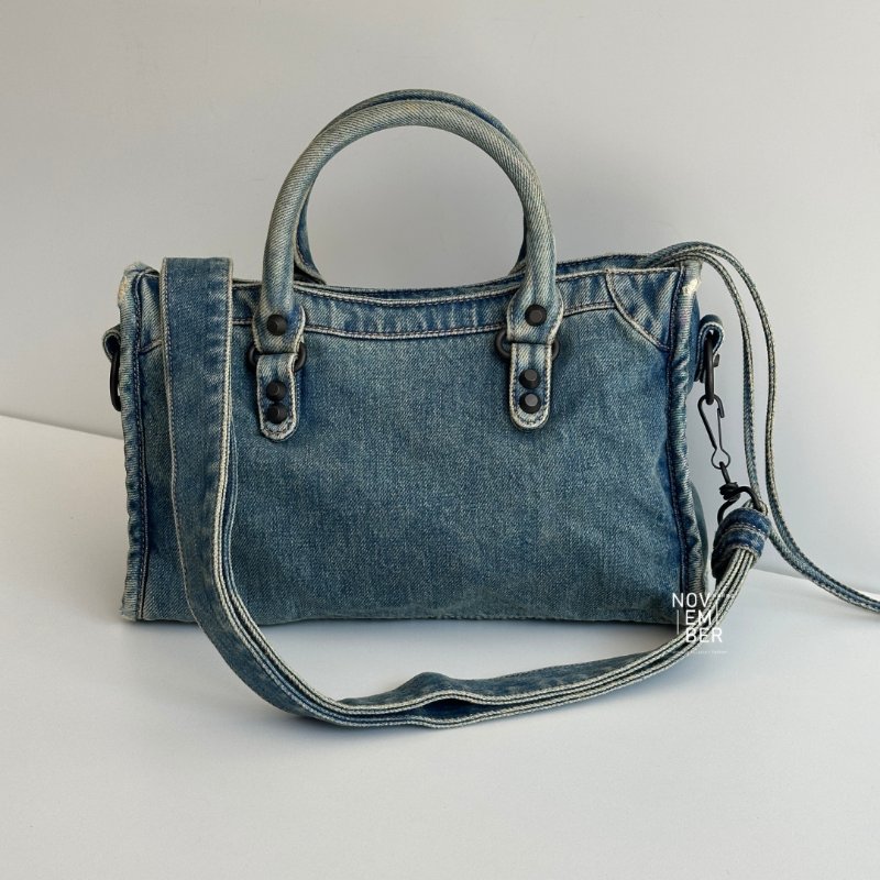 99新🆕 Balenciaga 巴黎世家 Le City 牛仔單寧 小號-6