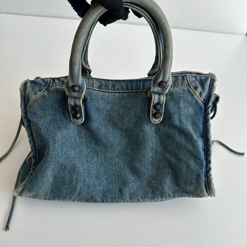 99新🆕 Balenciaga 巴黎世家 Le City 牛仔單寧 小號-7