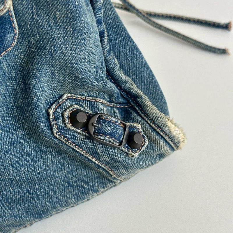 99新🆕 Balenciaga 巴黎世家 Le City 牛仔單寧 小號-9