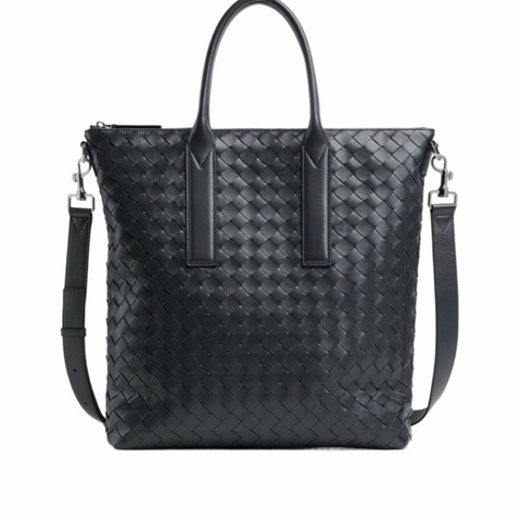 Bottega Veneta 男士 Intrecciato 拉鍊單肩包均碼碼39cm*8.5cm*33.5cm
