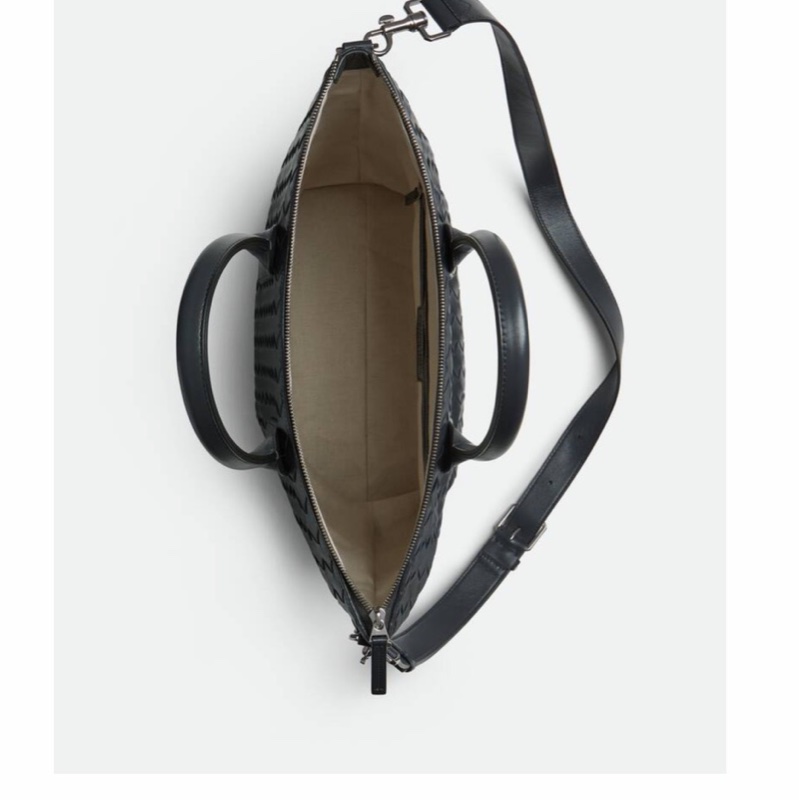 Bottega Veneta 男士 Intrecciato 拉鍊單肩包均碼碼39cm*8.5cm*33.5cm-2