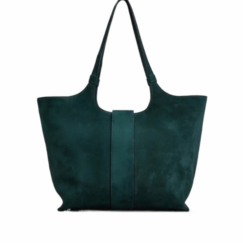 Roger Vivier 女士 Belle Vivier 中號絨面購物袋均碼碼中號、43cm*19cm*26cm-6
