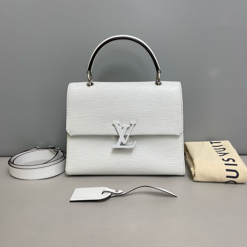 Louis Vuitton LV Grenelle tote 水波紋手提托特 白色-0