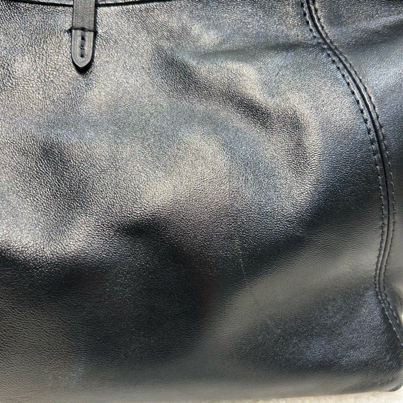 LV 黑武士大全配Louis Vuitton 黑色小羊皮 CarryAll Cargo Vibe PM 肩背包 原花拼接 M24861-26