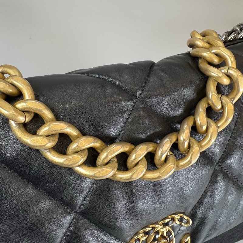 CHANEL 19包 30cm 黑-13