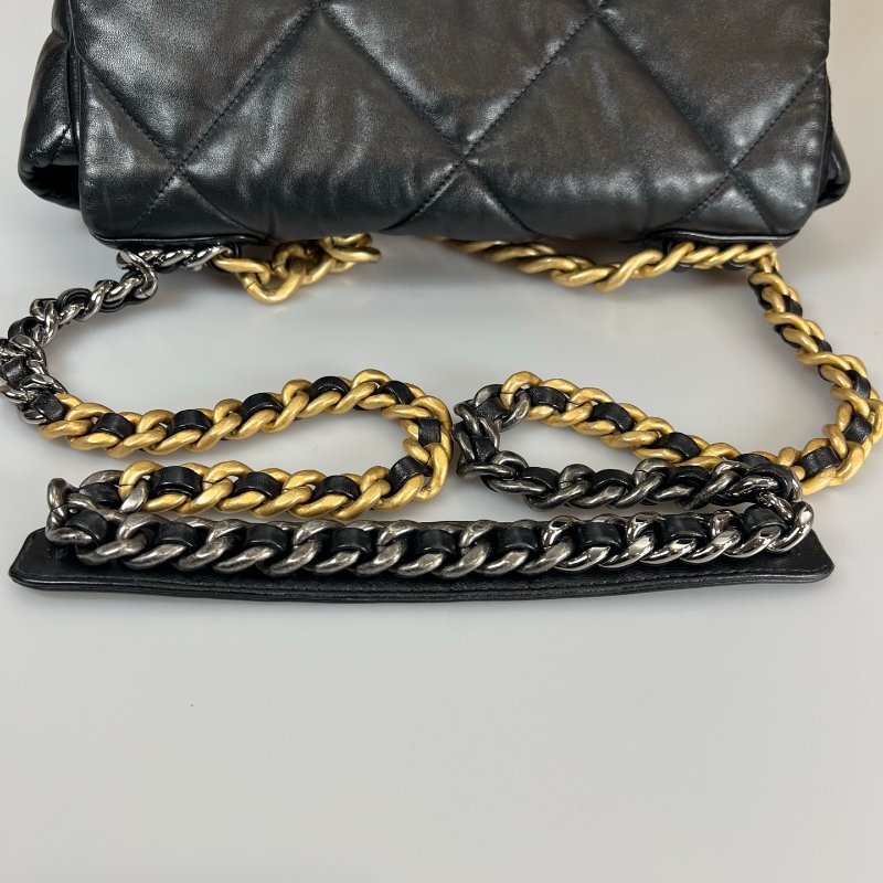 CHANEL 19包 30cm 黑-14