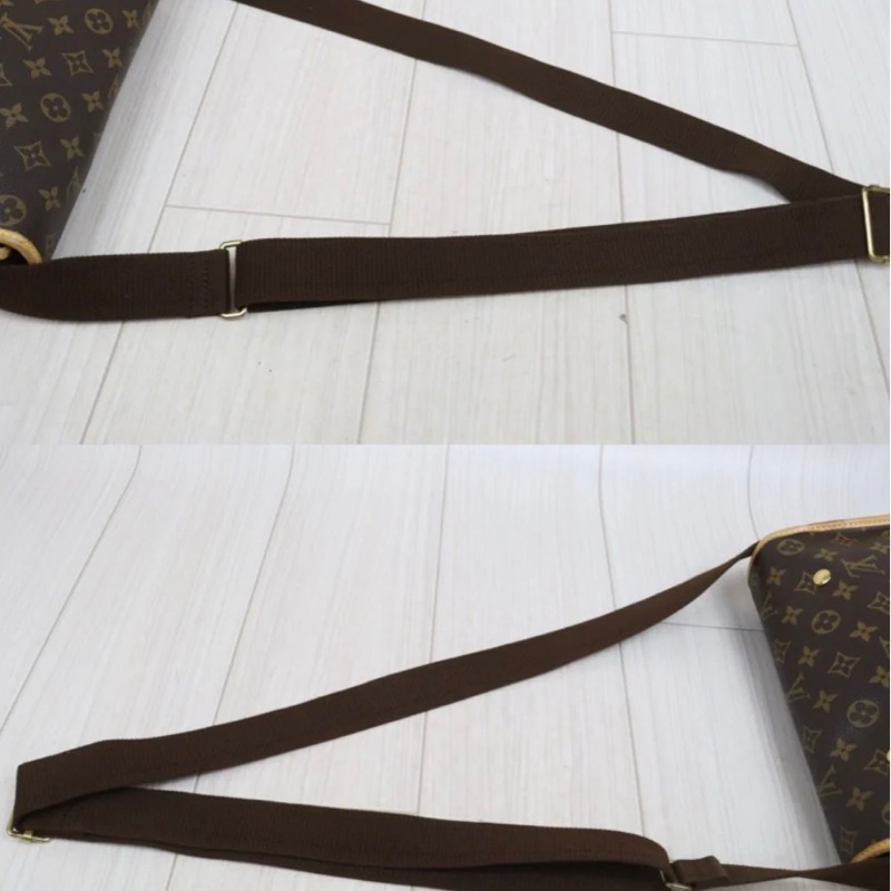 「JL精品代購」9新 lv老花 Mesh漁網郵差包-5