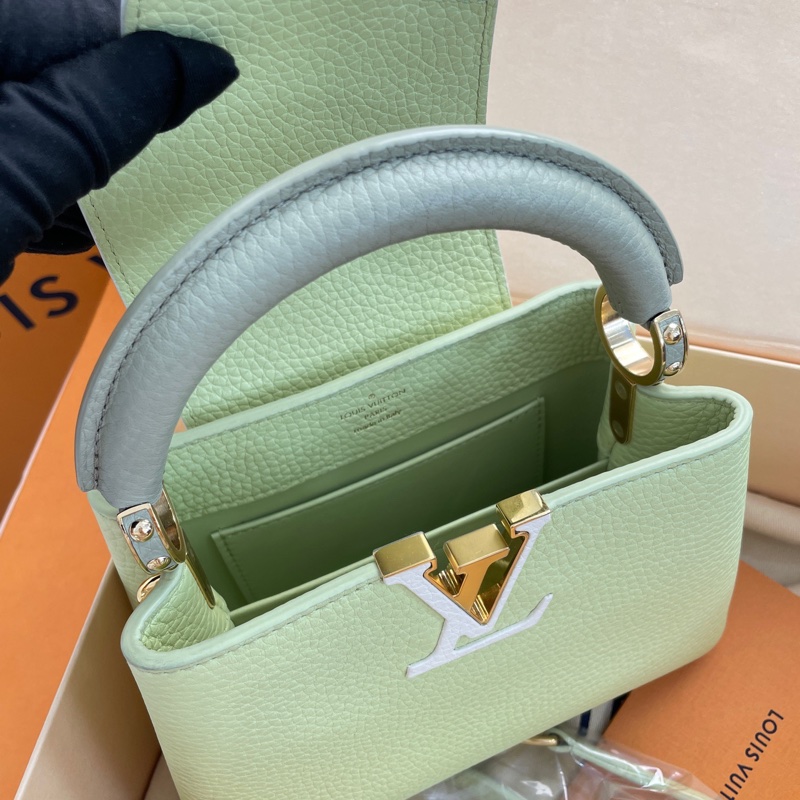 ✨ LV capucines 牛油果綠卡普辛mini包,神仙姐姐同款,實物美炸天-5