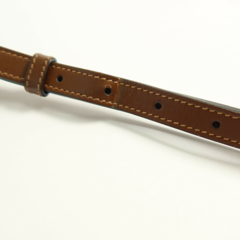 GUCCI 塗層帆布Horsebit 1955金扣肩背袋-17