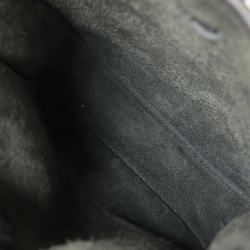HERMES Clemence皮革Evelyne TPM銀扣肩背袋Gris Misty-4