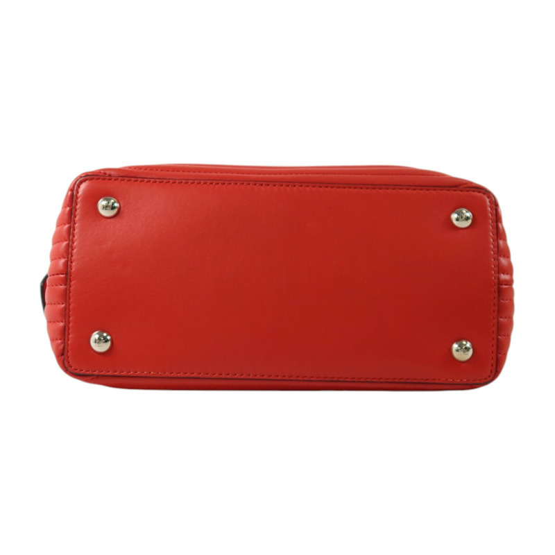 FENDI 牛皮皮革Dotcom Click銀扣鏈帶肩背袋-3
